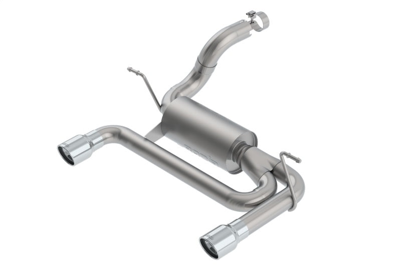 Borla 2018 Jeep Wrangler JL/JLU 3.6L 2DR/4DR S-Type SS Axle Back Exhaust w/3.5in Tips Borla 2018 Jeep Wrangler JL/JLU 3.6L 2DR/4DR S-Type SS Axle Back Exhaust w/3.5in Tips