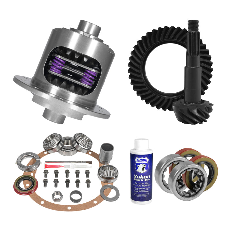 Yukon 8.2in GM 3.08 Rear Ring & Pinion Install Kit 28 Spline Positraction 2.25in Axle Bearings Yukon 8.2in GM 3.08 Rear Ring & Pinion Install Kit 28 Spline Positraction 2.25in Axle Bearings