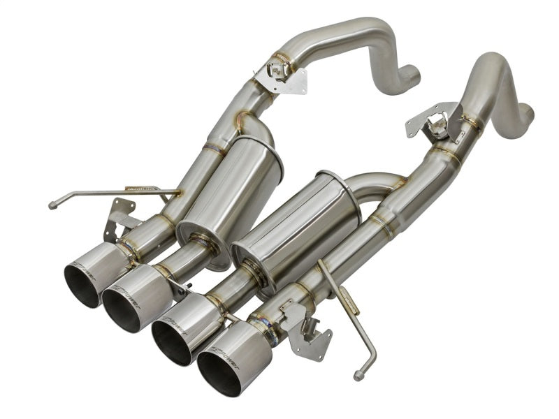 aFe MACHForce XP 3in-2 1/2in Axle Back 304SS Exhaust w/ Polished Tips 14-17 Chevy Corvette V8-6.2L aFe MACHForce XP 3in-2 1/2in Axle Back 304SS Exhaust w/ Polished Tips 14-17 Chevy Corvette V8-6.2L
