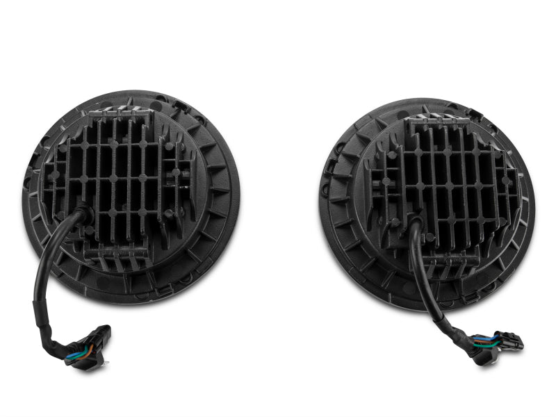 Raxiom 97-18 Jeep Wrangler TJ/JK Axial Halo Headlights w/ DRL Amber Signals- Blk Hsng (Clear Lens) Raxiom 97-18 Jeep Wrangler TJ/JK Axial Halo Headlights w/ DRL Amber Signals- Blk Hsng (Clear Lens)