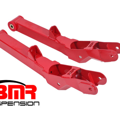 BMR 10-15 5th Gen Camaro Non-Adj. Rear Lower Control Arms (Polyurethane) - Red