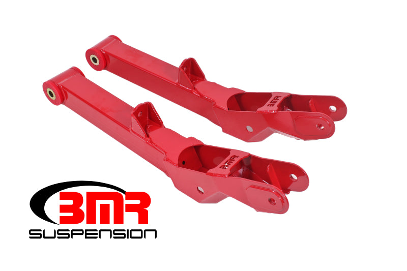 BMR 10-15 5th Gen Camaro Non-Adj. Rear Lower Control Arms (Polyurethane) - Red BMR 10-15 5th Gen Camaro Non-Adj. Rear Lower Control Arms (Polyurethane) - Red