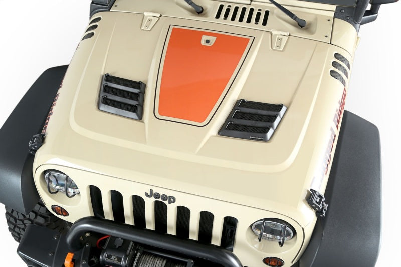 Rugged Ridge Performance Hood Vents 97-18 Jeep Wrangler Rugged Ridge Performance Hood Vents 97-18 Jeep Wrangler
