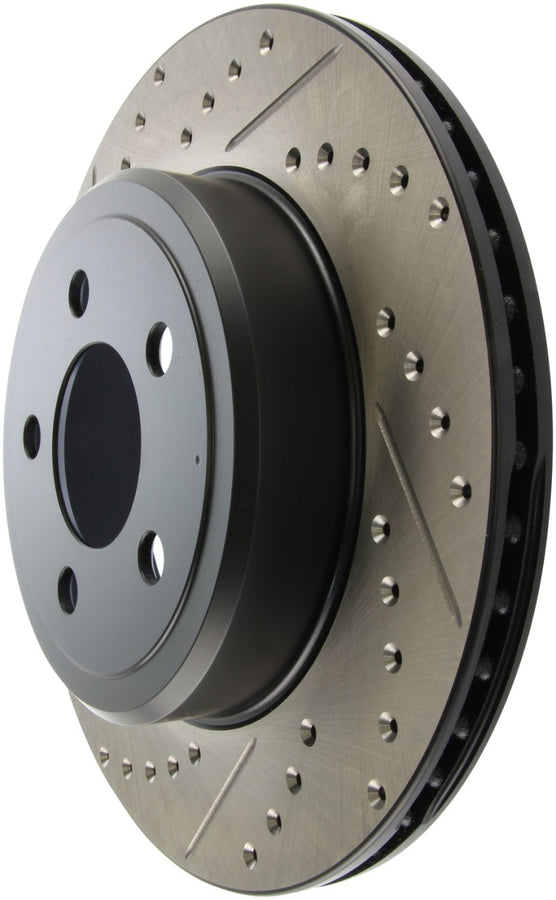 StopTech 05-09 Chrysler 300 (5.7L V8 exc SRT-8) Rear Right Slotted & Drilled Rotor StopTech 05-09 Chrysler 300 (5.7L V8 exc SRT-8) Rear Right Slotted & Drilled Rotor