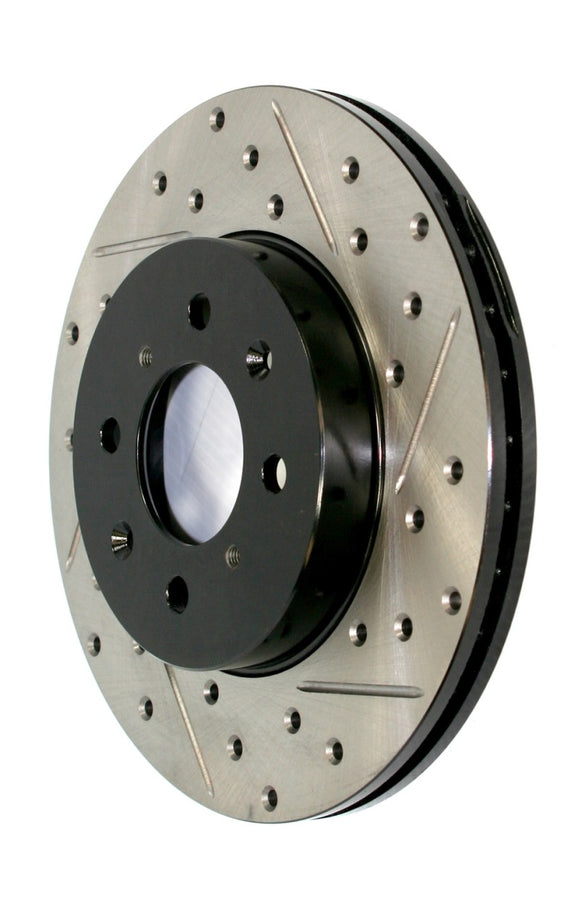 StopTech SportStop 6/02-08 Nissan 350Z / 8/02-04 Infiniti G35 Slotted & Drilled Rear Right Rotor StopTech SportStop 6/02-08 Nissan 350Z / 8/02-04 Infiniti G35 Slotted & Drilled Rear Right Rotor