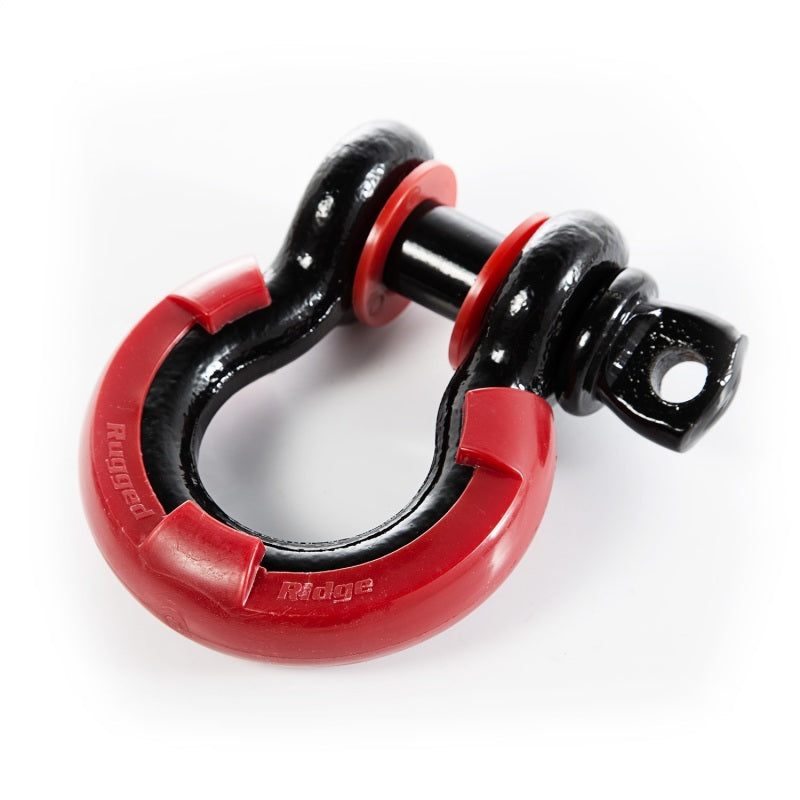 Rugged Ridge Red 3/4in D-Ring Isolator Kit Rugged Ridge Red 3/4in D-Ring Isolator Kit