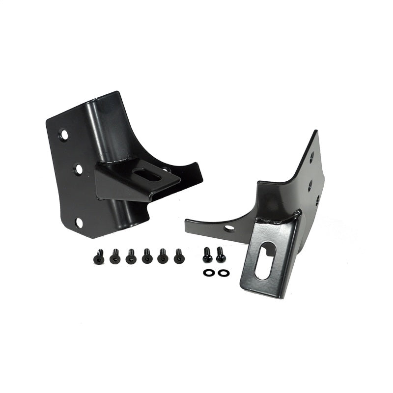 Rugged Ridge 97-06 Jeep Wrangler TJ Windshield Hinge Light Brackets Black Rugged Ridge 97-06 Jeep Wrangler TJ Windshield Hinge Light Brackets Black