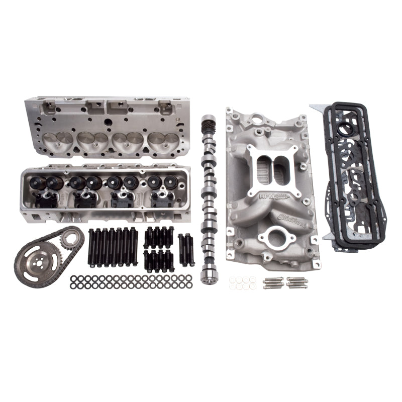 Edelbrock 435Hp Total Power Package Top-End Kit for Use On 1987 And Later SB-Chevy w/ Oe Lifters Edelbrock 435Hp Total Power Package Top-End Kit for Use On 1987 And Later SB-Chevy w/ Oe Lifters