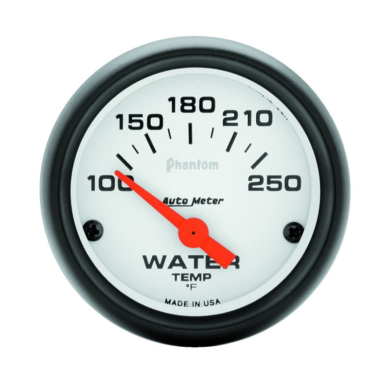 Autometer Phantom 52mm 100-250 Deg F Electronic Water Temp Gauge Autometer Phantom 52mm 100-250 Deg F Electronic Water Temp Gauge