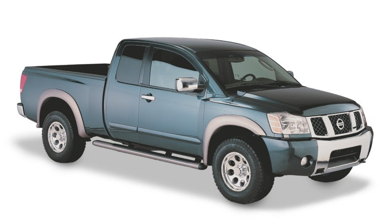 Bushwacker 04-15 Nissan Titan Extend-A-Fender Style Flares 4pc 67.1/78.9/84/96in - Black Bushwacker 04-15 Nissan Titan Extend-A-Fender Style Flares 4pc 67.1/78.9/84/96in - Black