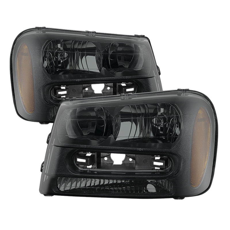 xTune Chevy Trailblazer 02-09 OEM Style Headlights Black Smoke HD-JH-CTB02-AM-BSM xTune Chevy Trailblazer 02-09 OEM Style Headlights Black Smoke HD-JH-CTB02-AM-BSM