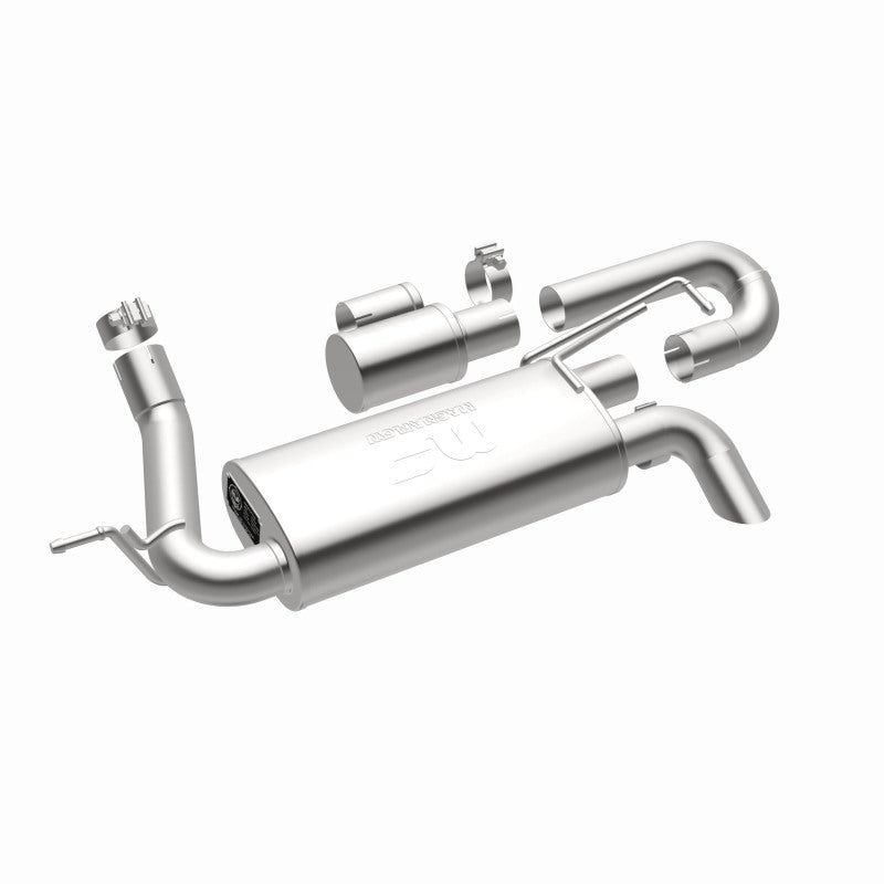 MagnaFlow 07-18 Jeep Wrangler JK Overland Series Axle-Back Exhaust System MagnaFlow 07-18 Jeep Wrangler JK Overland Series Axle-Back Exhaust System