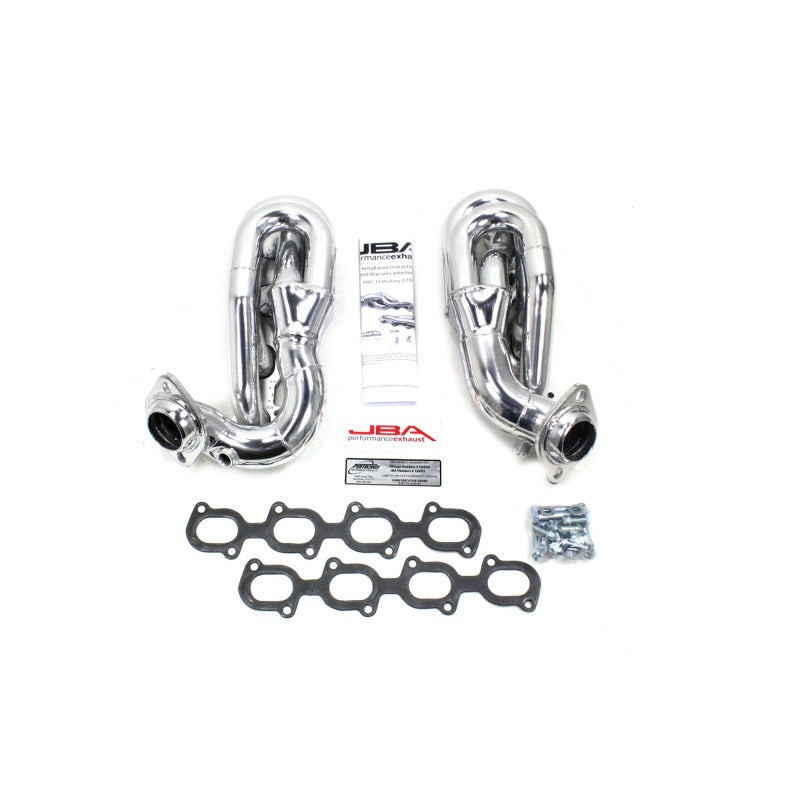 JBA 07-14 Ford GT500 5.4/5.8L 4V 1-5/8in Primary Silver Ctd Cat4Ward Header JBA 07-14 Ford GT500 5.4/5.8L 4V 1-5/8in Primary Silver Ctd Cat4Ward Header