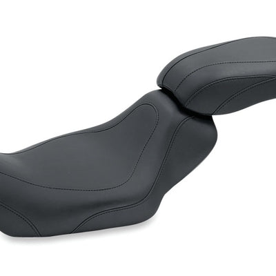 Mustang 06-17 Harley Dyna Tripper Pass Seat - Black
