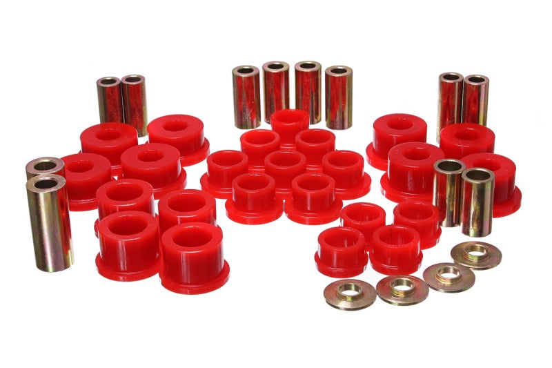 Energy Suspension 06-14 Mazda Miata Red Rear Control Arm Bushing Set Energy Suspension 06-14 Mazda Miata Red Rear Control Arm Bushing Set