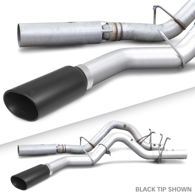 Banks Power 17+ GM Duramax L5P 2500/3500 Monster Exhaust System - SS Single Exhaust w/ Black Tip Banks Power 17+ GM Duramax L5P 2500/3500 Monster Exhaust System - SS Single Exhaust w/ Black Tip