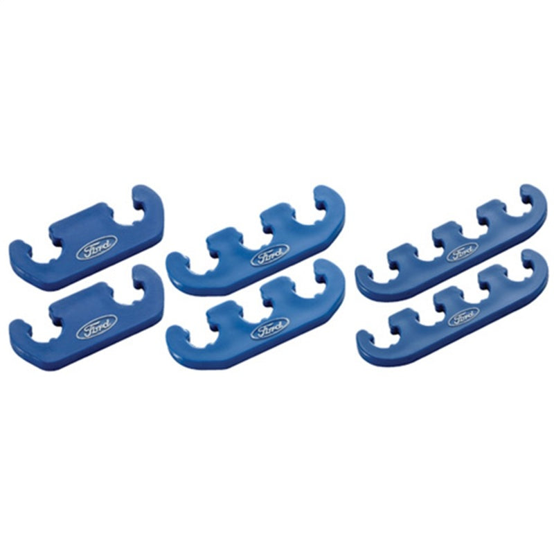 Ford Racing Wire Dividers 4 to 3 to 2 - Blue w/ White Ford Logo Ford Racing Wire Dividers 4 to 3 to 2 - Blue w/ White Ford Logo