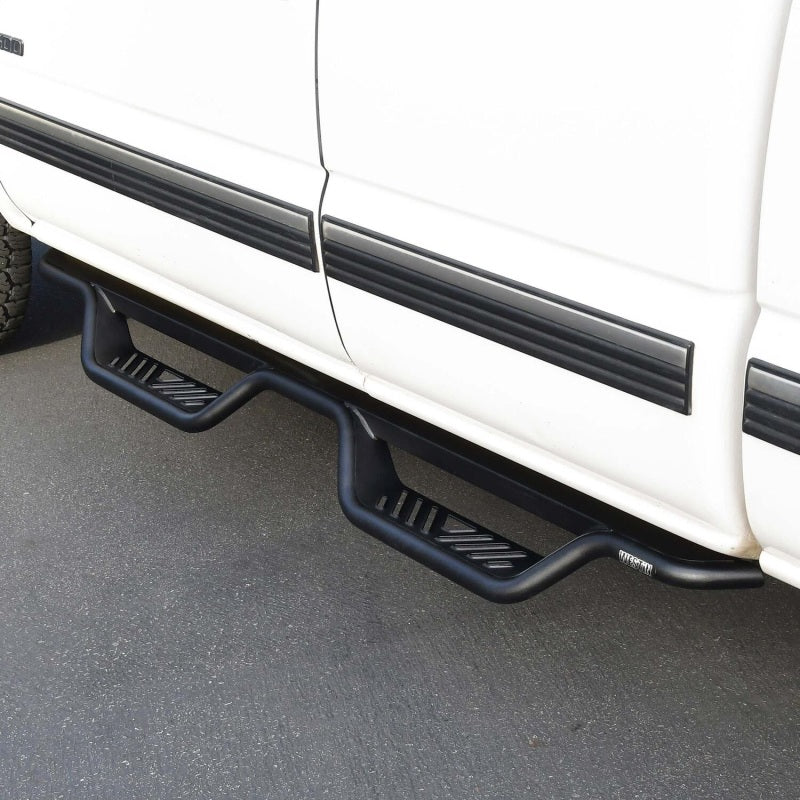 Westin 99-13 Chevrolet Silverado 1500 (Ext. Cab) Outlaw Drop Nerf Step Bars - Textured Black Westin 99-13 Chevrolet Silverado 1500 (Ext. Cab) Outlaw Drop Nerf Step Bars - Textured Black