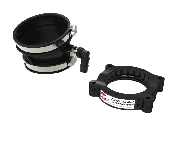 aFe 2020 Vette C8 Silver Bullet Aluminum Throttle Body Spacer / Works With Factory Intake Only - Blk aFe 2020 Vette C8 Silver Bullet Aluminum Throttle Body Spacer / Works With Factory Intake Only - Blk