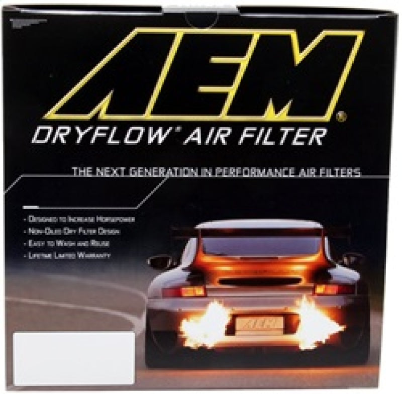 AEM 5in Dryflow Air Filter with 8in Element AEM 5in Dryflow Air Filter with 8in Element