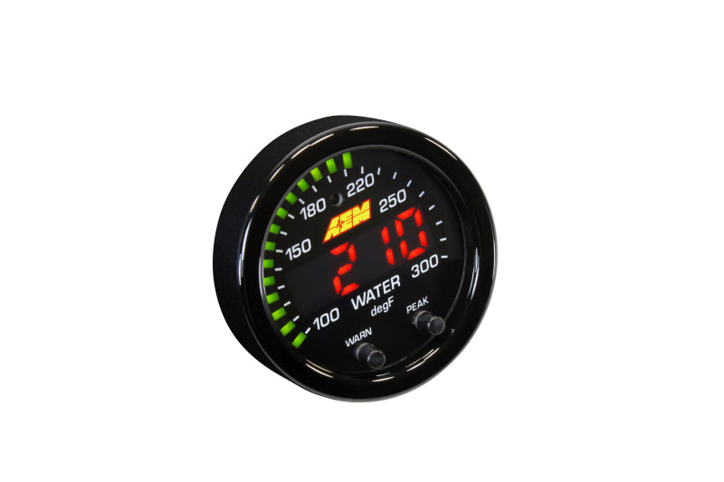 AEM X-Series Temperature 100-300F Gauge Kit (ONLY Black Bezel and Water Temp. Faceplate) AEM X-Series Temperature 100-300F Gauge Kit (ONLY Black Bezel and Water Temp. Faceplate)