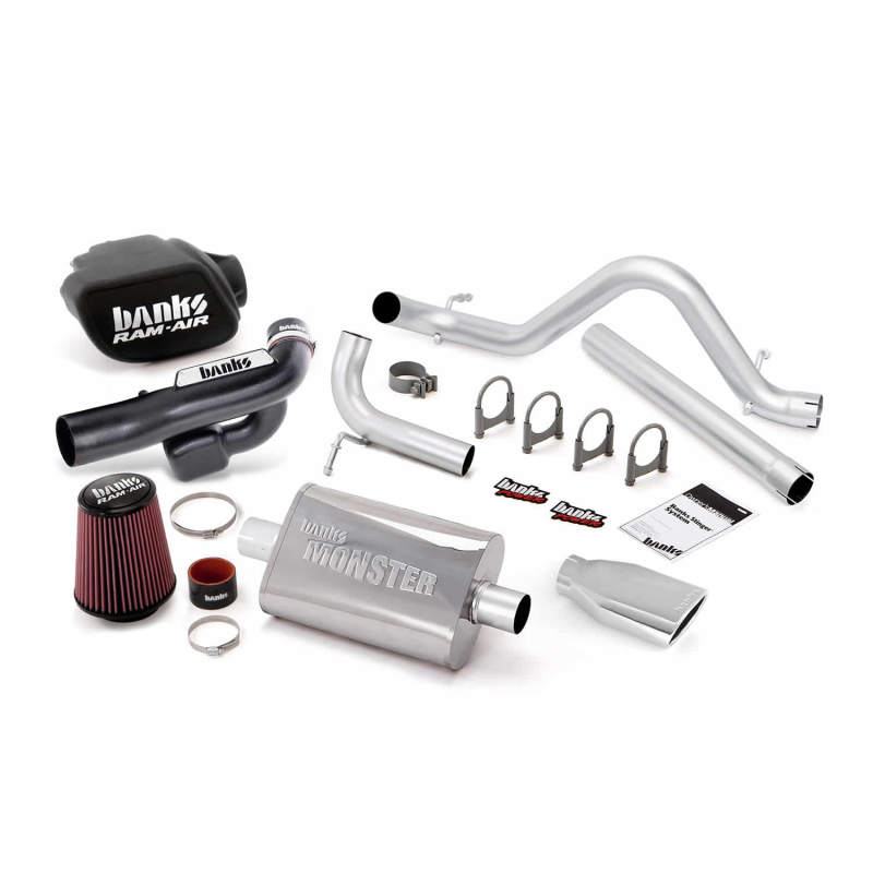 Banks Power 12-15 Jeep 3.6L Wrangler 4dr Stinger Sys (no AutoMind) - SS Single Exh w/ Chrome Tip Banks Power 12-15 Jeep 3.6L Wrangler 4dr Stinger Sys (no AutoMind) - SS Single Exh w/ Chrome Tip