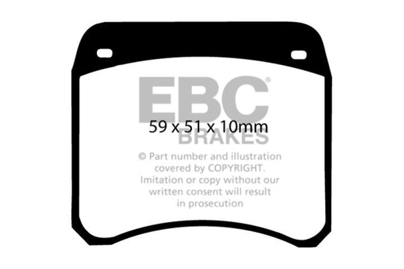 EBC 63-69 Rover Mini Cooper Greenstuff Front Brake Pads EBC 63-69 Rover Mini Cooper Greenstuff Front Brake Pads