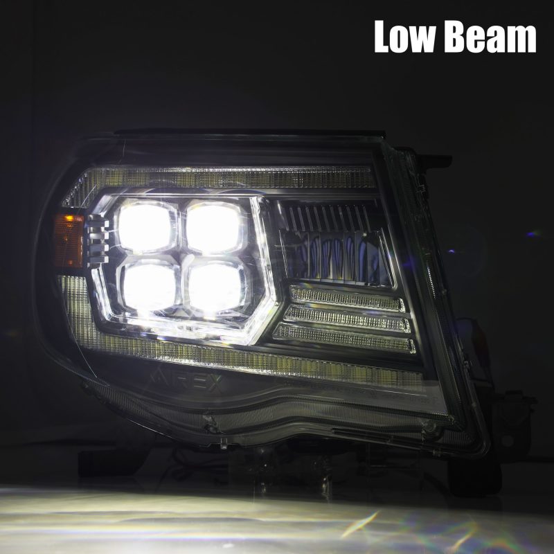 AlphaRex 05-11 Toyota Tacoma NOVA LED Projector Headlights Plank Style Black w/Activation Light/DRL AlphaRex 05-11 Toyota Tacoma NOVA LED Projector Headlights Plank Style Black w/Activation Light/DRL