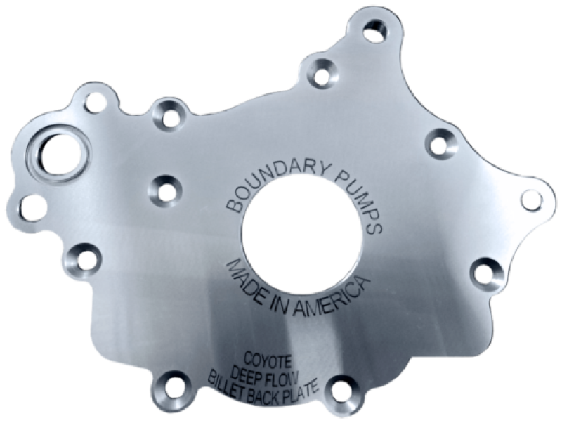 Boundary 11-17 Ford Coyote Mustang GT/F150 V8 Oil Pump Assembly w/Billet Back Plate Boundary 11-17 Ford Coyote Mustang GT/F150 V8 Oil Pump Assembly w/Billet Back Plate