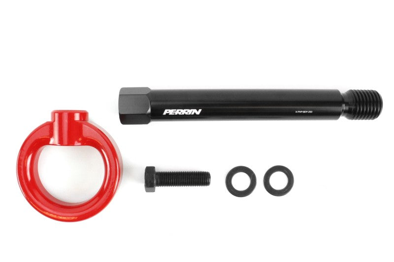 Perrin 10th Gen Civic SI/Type-R/Hatchback Tow Hook Kit (Rear) - Red Perrin 10th Gen Civic SI/Type-R/Hatchback Tow Hook Kit (Rear) - Red