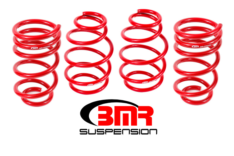 BMR 10-15 5th Gen Camaro V8 Lowering Spring Kit (Set Of 4) - Red BMR 10-15 5th Gen Camaro V8 Lowering Spring Kit (Set Of 4) - Red