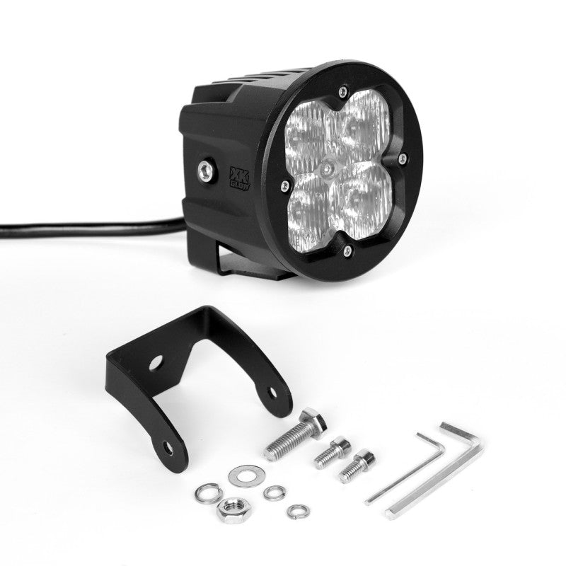 XK Glow Round XKchrome 20w LED Cube Light w/ RGB Accent Kit w/ Cntrlr Fog Mount- Driving Beam 2pc XK Glow Round XKchrome 20w LED Cube Light w/ RGB Accent Kit w/ Cntrlr Fog Mount- Driving Beam 2pc