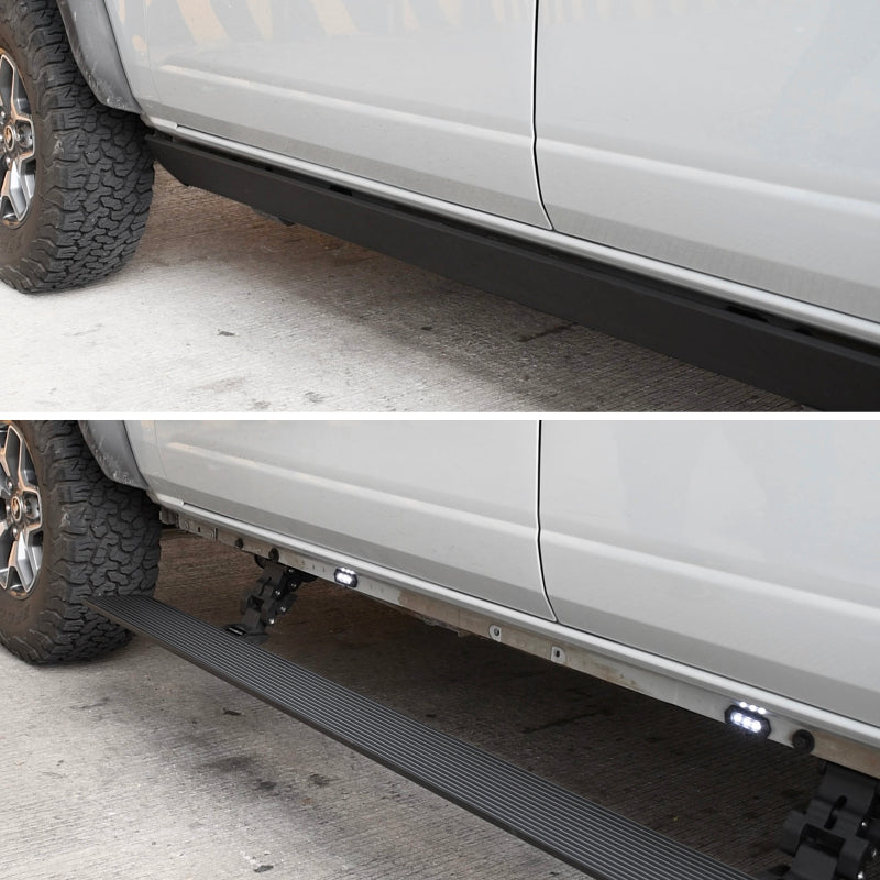 RealTruck 14-18 Chevrolet Silverado 1500 DC 4dr VoltStep Electric Running Board Kit - Tex. Blk RealTruck 14-18 Chevrolet Silverado 1500 DC 4dr VoltStep Electric Running Board Kit - Tex. Blk