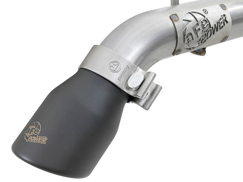 aFe MACH Force-Xp Axle-Back Exhaust System w/Black Tip 18-20 Jeep Wrangler L4-2.0T / V6-3.6L aFe MACH Force-Xp Axle-Back Exhaust System w/Black Tip 18-20 Jeep Wrangler L4-2.0T / V6-3.6L