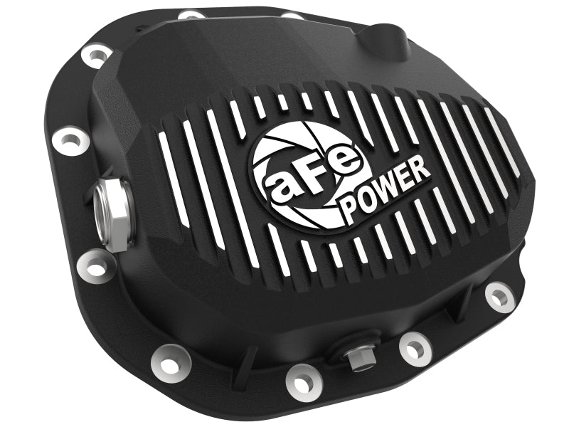 aFe Pro Series Rear Differential Cover Black w/ Fins 15-19 Ford F-150 (w/ Super 8.8 Rear Axles) aFe Pro Series Rear Differential Cover Black w/ Fins 15-19 Ford F-150 (w/ Super 8.8 Rear Axles)