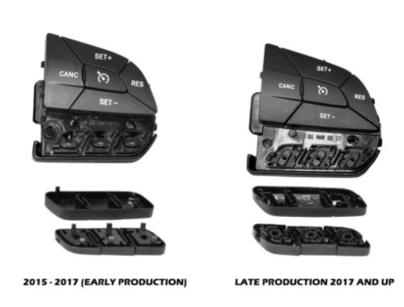 Tazer 15-17 Dodge Challenger/Charger/Durango/15-17 Jeep Grand Cherokee Aux Buttons - Type A Tazer 15-17 Dodge Challenger/Charger/Durango/15-17 Jeep Grand Cherokee Aux Buttons - Type A