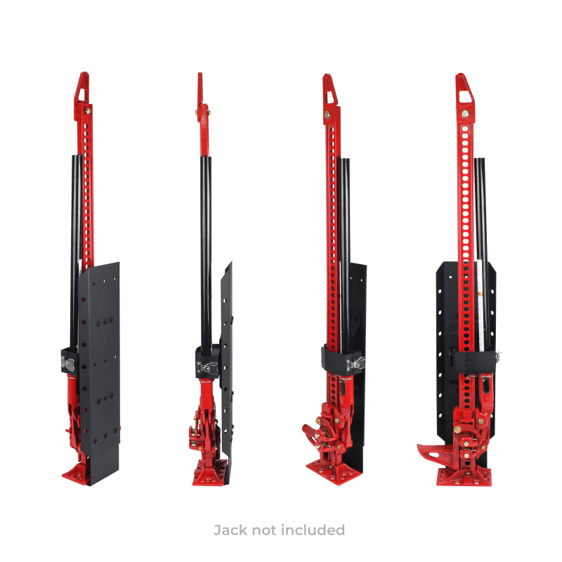 Go Rhino XRS/SRM 4-CORE Clamp Mount Kit for Hi-Lift Jack - Tex. Blk (No Drill) Go Rhino XRS/SRM 4-CORE Clamp Mount Kit for Hi-Lift Jack - Tex. Blk (No Drill)