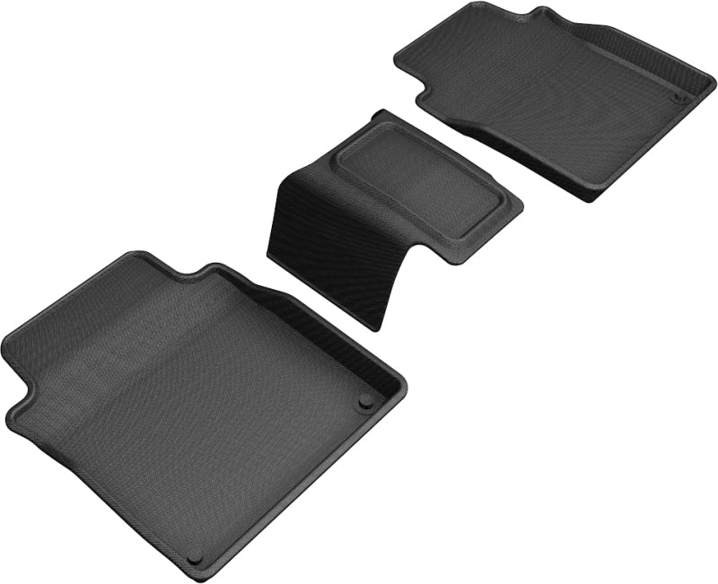 3D MAXpider 2019-2020 Audi A8L Kagu 2nd Row Floormats - Black 3D MAXpider 2019-2020 Audi A8L Kagu 2nd Row Floormats - Black