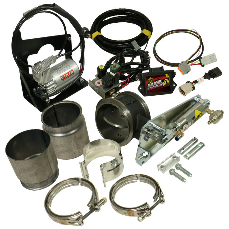 BD Diesel Exhaust Brake - 07.5-12 Dodge 6.7L Remote Mount 4in Exhaust Brake w/o VGT Turbo BD Diesel Exhaust Brake - 07.5-12 Dodge 6.7L Remote Mount 4in Exhaust Brake w/o VGT Turbo