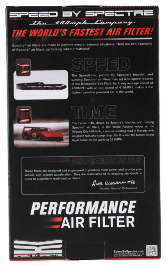 Spectre 05-06 Acura MDX 3.5L V6 F/I Replacement Panel Air Filter Spectre 05-06 Acura MDX 3.5L V6 F/I Replacement Panel Air Filter