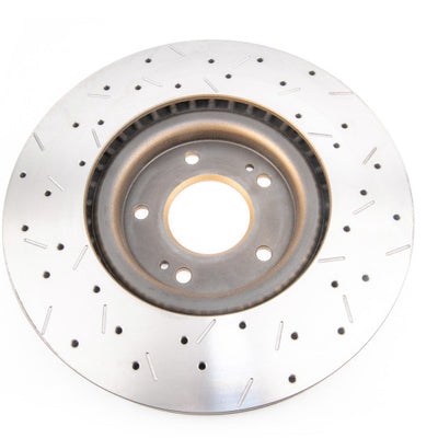 DBA 03-05 Evo 8/9 Front Drilled & Slotted 4000 Series Rotor