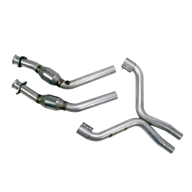 BBK 11-14 Mustang 3.7 V6 High Flow X Pipe With Catalytic Converters - 2-1/2 BBK 11-14 Mustang 3.7 V6 High Flow X Pipe With Catalytic Converters - 2-1/2