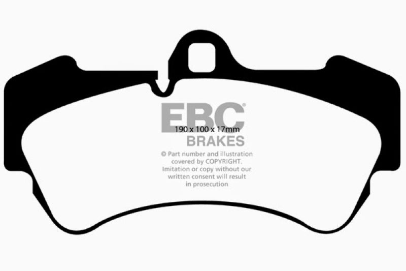 EBC 04-07 Porsche Cayenne 3.2 Yellowstuff Front Brake Pads EBC 04-07 Porsche Cayenne 3.2 Yellowstuff Front Brake Pads