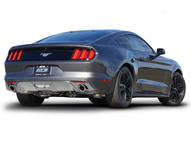 Borla Atak Cat Back 15-17 Ford Mustang 2.3L EcoBoost MT/AT 2.25in pipe 4in tip Borla Atak Cat Back 15-17 Ford Mustang 2.3L EcoBoost MT/AT 2.25in pipe 4in tip