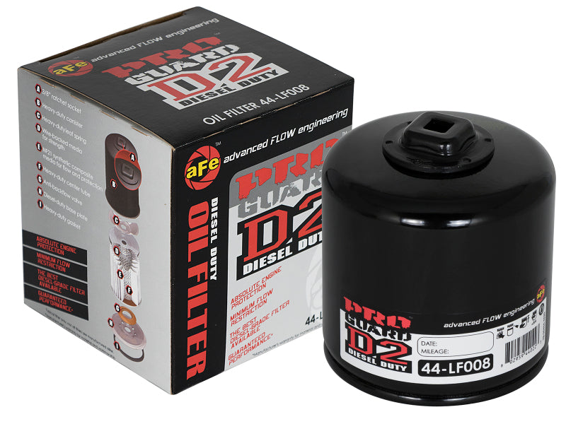 aFe Pro GUARD D2 Oil Filter 93-11 Ford Gas Trucks V8 4.6L/5.4L/5.8L (4 Pack) aFe Pro GUARD D2 Oil Filter 93-11 Ford Gas Trucks V8 4.6L/5.4L/5.8L (4 Pack)