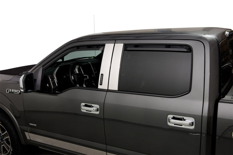 Putco 17-20 Ford SuperDuty - CrewCab (Set of 4) Element Tinted Window Visors Putco 17-20 Ford SuperDuty - CrewCab (Set of 4) Element Tinted Window Visors