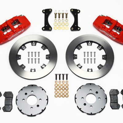 Wilwood Dynapro 6 Front Hat Kit 12.19in Red 94-01 Honda/Acura w/262mm Disc