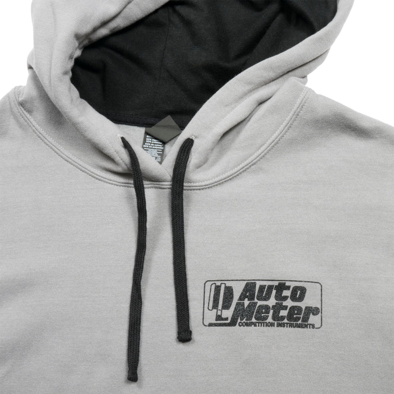 Autometer Gray Competition Pullover Hoodie - Adult XL Autometer Gray Competition Pullover Hoodie - Adult XL