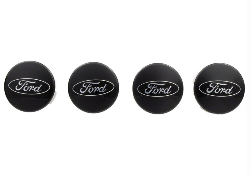 Ford Racing Car Black and Chrome Wheel Cap Ford Racing Car Black and Chrome Wheel Cap