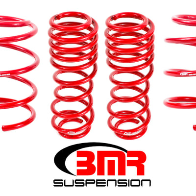 BMR 07-14 Shelby GT500 Lowering Springs (Set Of 4) - Red